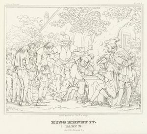 Re Enrico IV, Parte II, Atto III, Scena 2 (incisione)