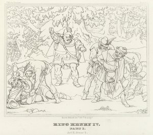 Re Enrico IV, Parte I, Atto II, Scena 2 (incisione)