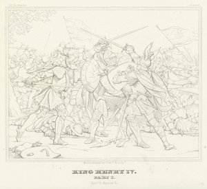 Re Enrico IV, Parte I, Atto V, Scena 4 (incisione)