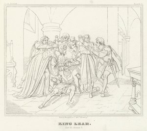 Re Lear, Atto III, Scena 7 (incisione)