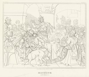 Macbeth, Atto III, Scena 4 (incisione)