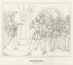 Otello, Atto II, Scena 3 (incisione)