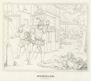 Otello, Atto V, Scena 1 (incisione)