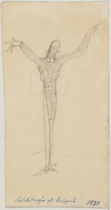 Caricatura di Carl Lahmeyer come direttore d