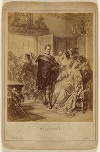 Wallenstein [dipinto di C. Jaeger, Norimberga, 1867]. da Friedrich Bruckmann