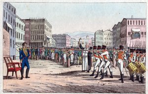 Esecuzione di Joachim Murat per fucilazione a Pizzo Calabro, 13 ottobre da Friedrich Campe