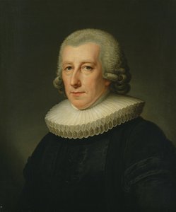 Ritratto del pastore Johann Bernhard Klefeker da Friedrich Carl Groger