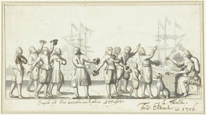 Simbolo dei negoziati di pace nel 1706 (?) da Friedrich Ebisch