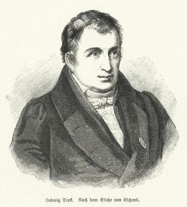 Ludwig Tieck, poeta e critico tedesco da Friedrich Eduard Eichens
