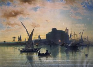 SPAGNA – VISTE DI SIVIGLIA – IL GUADALQUIVIR – 1867