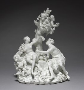 Bacco e Venere, manifattura Tournay Factory, Belgio, c.1755