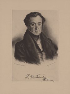 Ritratto del compositore Jan Kalivoda da Friedrich Gustav Schlick