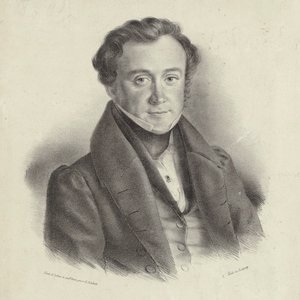 Ritratto del compositore Johann Wenzel Kalliwoda, 1801-1866 da Friedrich Gustav Schlick