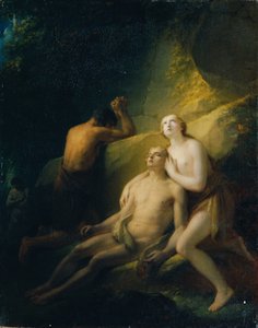 Adamo ed Eva piangono la morte di Abele da Friedrich Heinrich Fuger
