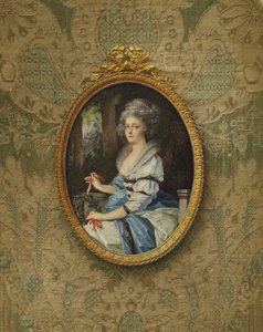 Ritratto della Principessa Elisabetta Guglielmina Luisa, figlia del Duca Eugenio del Württemberg, 1788 da Friedrich Heinrich Fuger