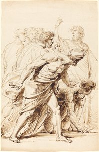 Sette uomini in abiti antichi da Friedrich Heinrich Fuger