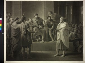 Socrate davanti ai giudici da Friedrich Heinrich Fuger