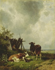 Le mucche, XIX secolo