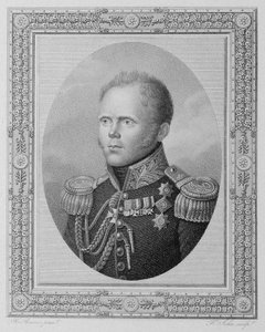 Ritratto del Granduca Costantino Pavlovich di Russia 1779-1831, primo quarto del XIX secolo da Friedrich John