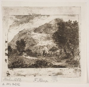 Paesaggio presso Wallenstadt da Friedrich Kaup
