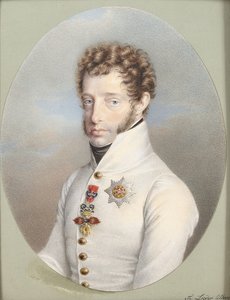 Arciduca Ludwig Lieder Litho colorato da Friedrich Lieder