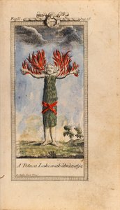 Illustrazione in Ludvig Holberg - Il viaggio di Niels Klim nel mondo sotterraneo da Friedrich Müller