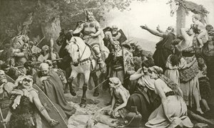 Il trionfo di Arminio sui Romani da Friedrich Paul Thumann