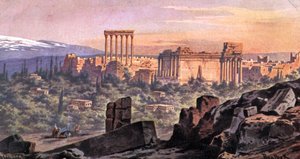 Baalbek Libano da Friedrich Perlberg