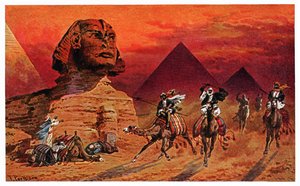 Sfinge di Giza, c.1900