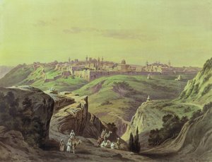 Vista di Gerusalemme da Friedrich Perlberg
