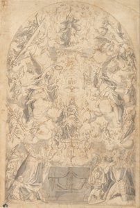 Madonna con Bambino e angeli con i simboli della Passione