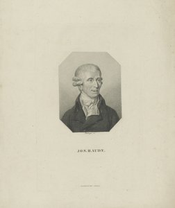 Ritratto del compositore Joseph Haydn