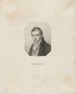 Ritratto del romanziere storico e poeta Sir Walter Scott 1771-1832, ca 1825