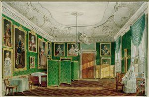 Castello di Berlino, camera da letto della principessa Marie da Friedrich Wilhelm Klose