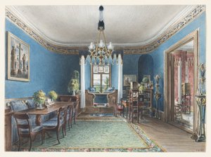 La Sala Blu, Castel Fischbach da Friedrich Wilhelm Klose