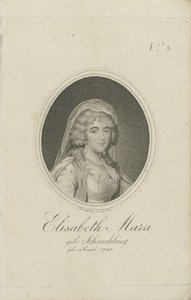 Gertrud Elisabeth Mara, nata Schmeling 1749-1833, 1803