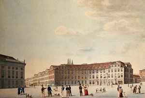 La piazza del re a Kassel da Friedrich Wilhelm Selig