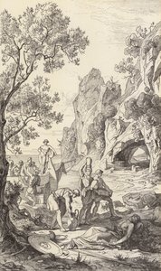 Il ritorno di Ulisse a Itaca da Friedrich the Elder Preller