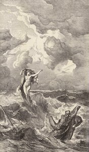 Leucotea e Ulisse da Friedrich the Elder Preller