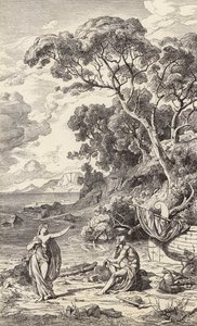 Ulisse e Calipso da Friedrich the Elder Preller