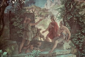 Ulisse presso il porcaro Eumeo, Scene dall