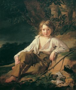 Un ragazzo pescatore da Friedrich von Amerling