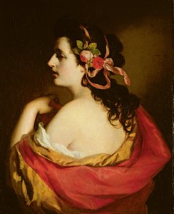 Ritratto di una giovane ragazza, 1865 da Friedrich von Amerling