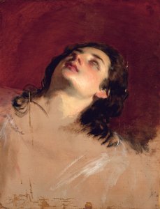 Studio della testa di una donna da Friedrich von Amerling