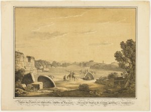 Rovine del Tempio di Giove ad Agrigente da Friedrich von Gärtner
