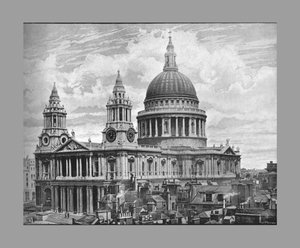 Cattedrale di San Paolo, Londra, c1900 da Frith and Co