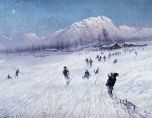 Pomeriggio invernale sotto Ulriken (Bergen)