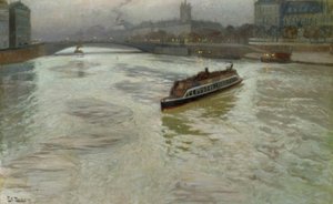 La Senna in novembre da Fritz Thaulow