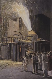 Decarbonizzazione della ghisa in un convertitore Bessemer da Fritz Gehrke