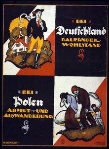 Poster anti-polacco tedesco